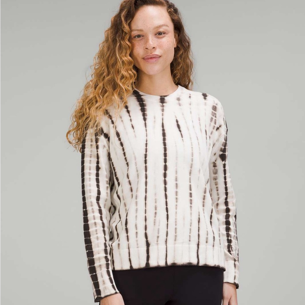 NWT Lululemon Tie Dye Crew Sweater Sz 10